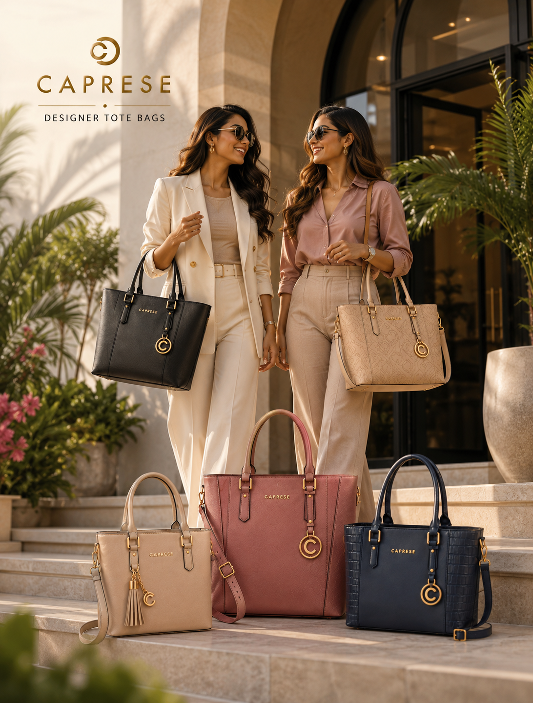 Caprese designer tote bag